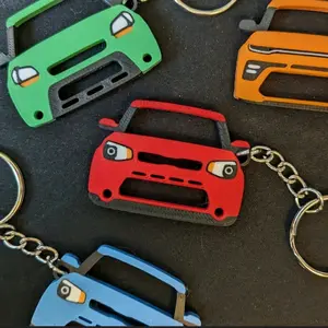 Kia Soul Custom Keychain 3 Versions Double Sided 3D Printed