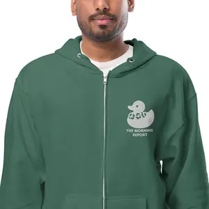 Aloha Duck Morning Report Embroidered Hoodie