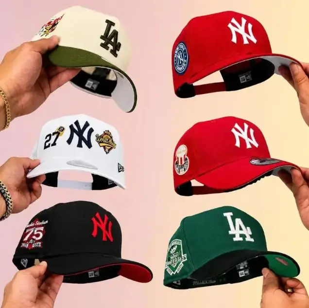New Era MLB Snapback Hats - Collectible Sports Headwear for LA Dodgers, New York Yankees, Chicago White Sox