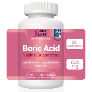 EDNA HOME Boric Acid Supplement for Women 600 mg, Pure Boric Acid pH Balance for Women & Vaginal Odor Control – 30 capsules, Made in USA