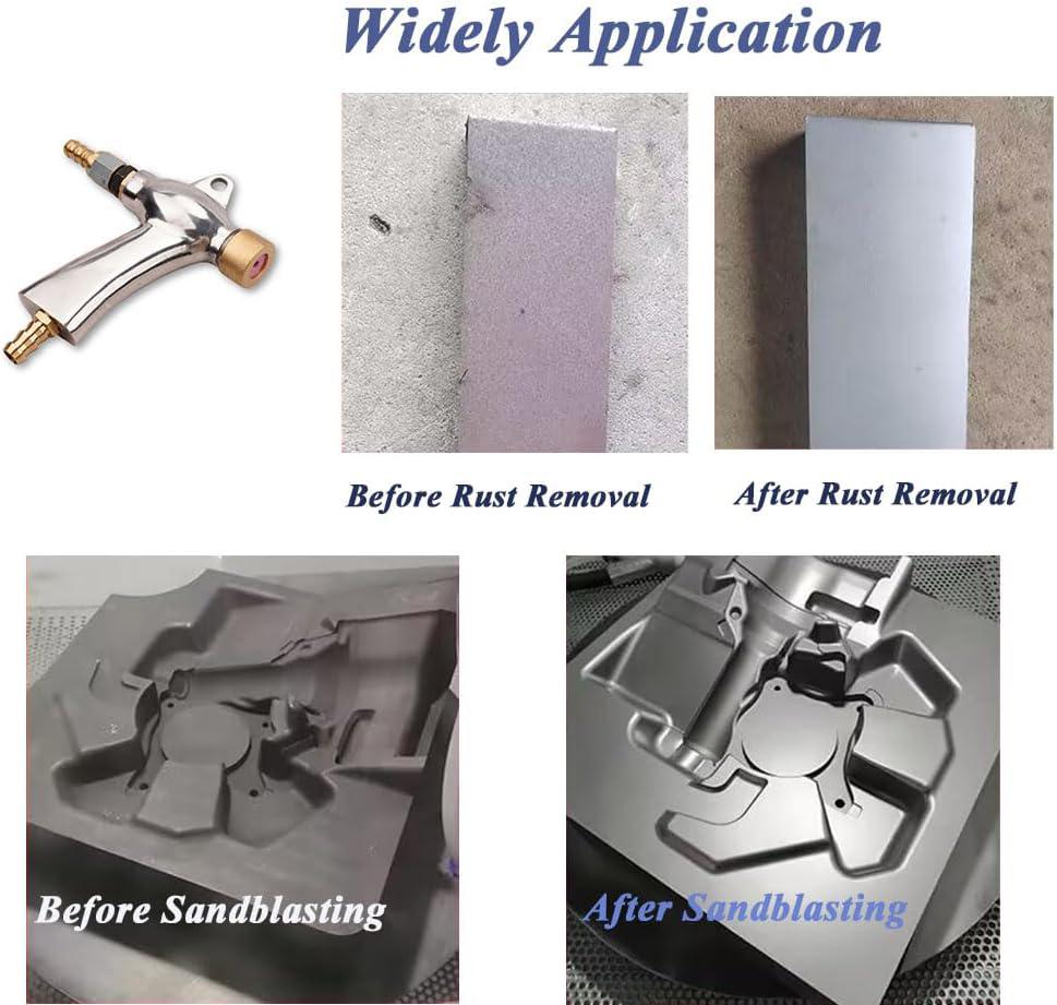 Sandblaster Gun Air Sand Blasting Ceramic Nozzles Kit for Sandblaster Cabinet