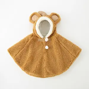 NewBaby Cloak Cape Spring Autumn Winter Cartoon Super Cute Adorable Boys and Girls Cloak Baby Children's Shawl Coat