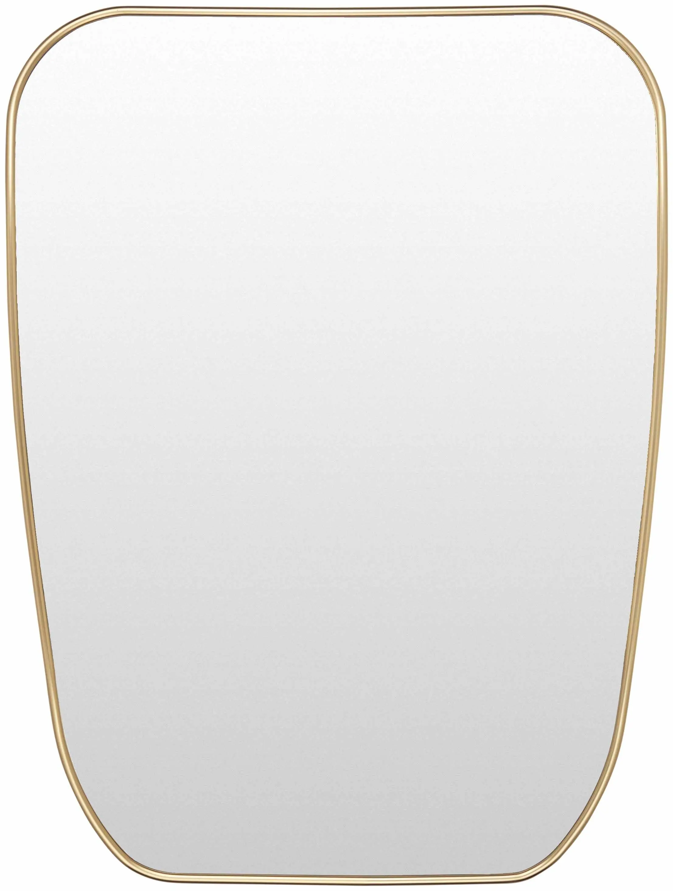 Orbassano Gold-Frame Round Mirror, Home Decor Accent for Living Room, Bedroom