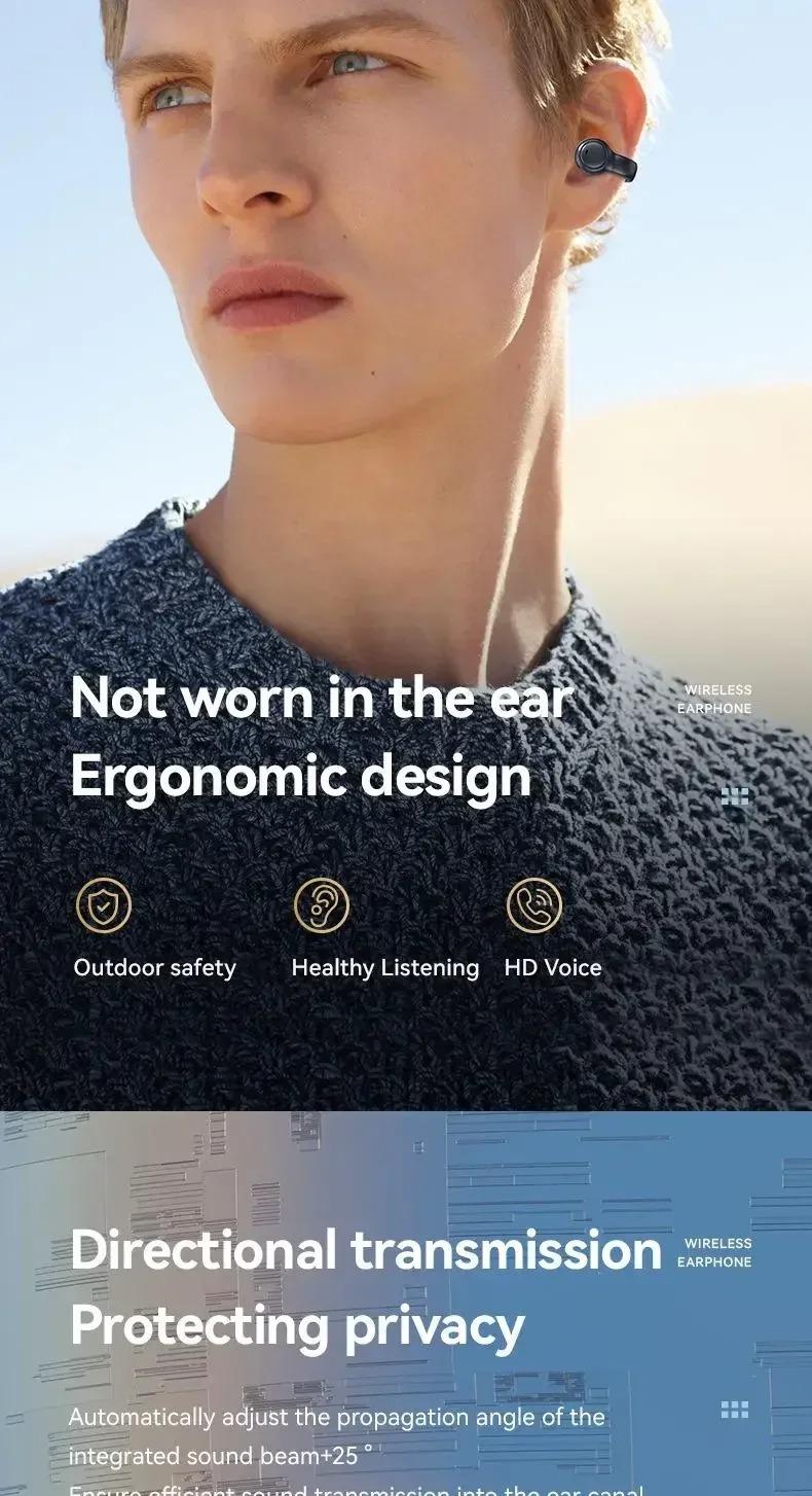 New Model 2026 Wireless Earbuds Bluetooth Headset Charging Earphones Bone Conduction Headphones Sport With Mic free New Model 2026 Wireless Earbuds Bluetooth Headset Charging Earphones Bone Conduction Headphones Sport With Mic free