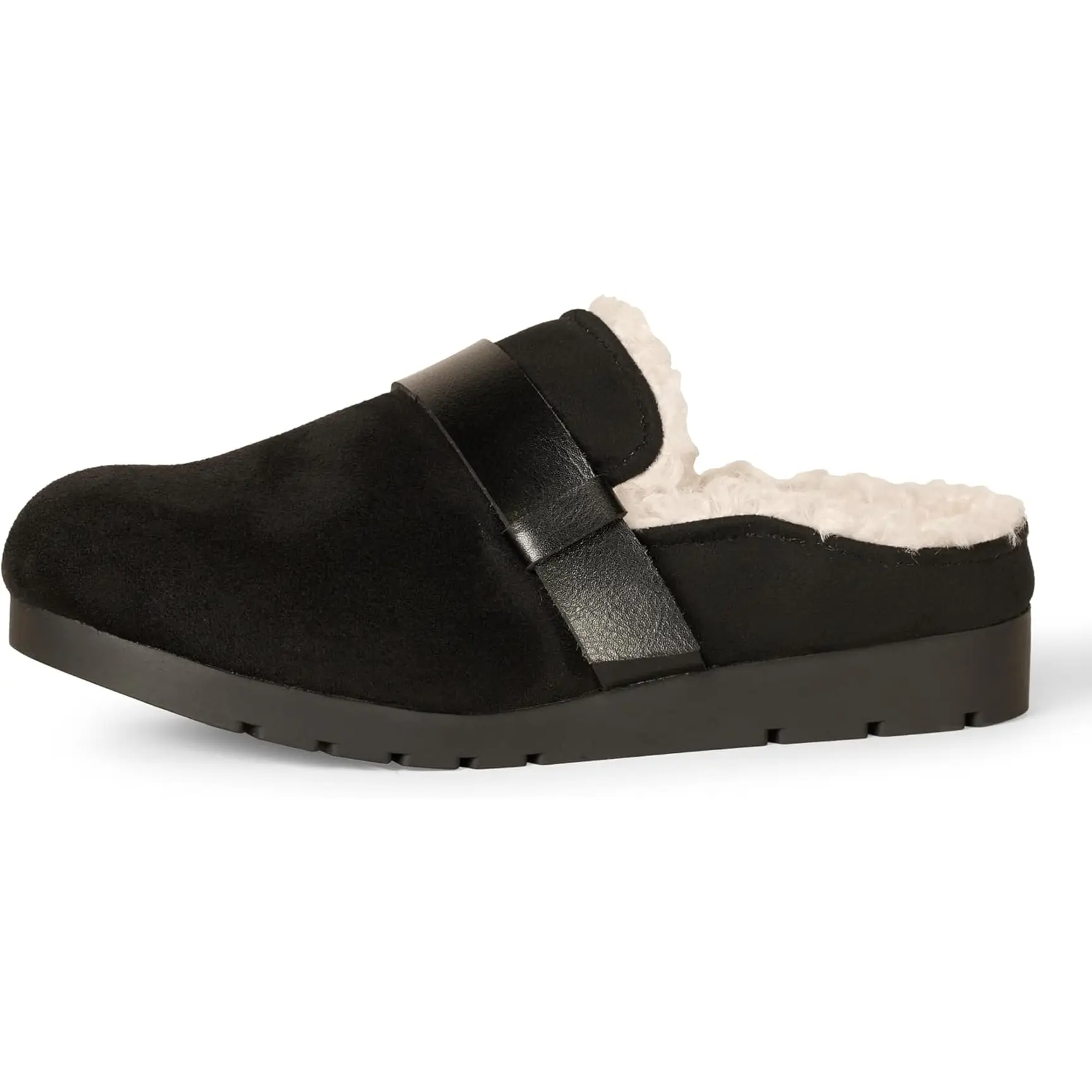 Women'S Backless Shearling Memory Foam Mule