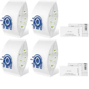 Miele 4 Pack 3D Airclean Bags Replacement for GN Vacuum Cleaner Classic C1 C2 C3 S227 S240 S270 S400 S2 S5 S8 Series Optimal Air Filtration