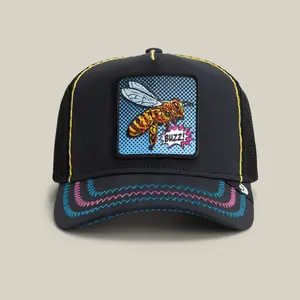Goorin Oh Bee Hive Trucker Hat, Void, One Size, Unisex