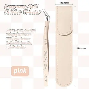 Stainless Steel Tweezers - Precision Scrapbooking Tool for Sticker Application, DIY Craft Projects bracelet Halloween Polymer Clay Bead Set art charm