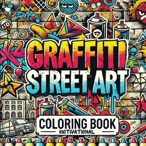 Graffiti Street Art Coloring Book: Relaxing and Motivational Urban Designs for Teens and Adults | Over 40 Bold and Creative Drawings Inspired by Street Culture