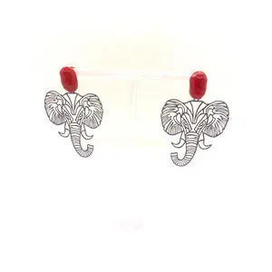 Roll Tide Gray Earring