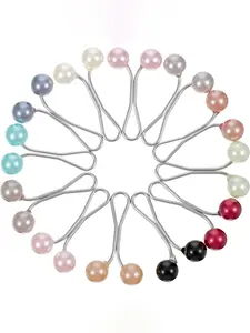 12pcs Random Color U-Shaped Metal Hijab Clips, Muslim Headscarf Clamps, Scarf Shawl Hair Accessories, Non-Slip Fixed Clips, Multi-Color Options