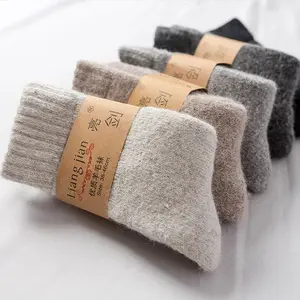 Winter New 100% Wool Thickened Socks for Men and Women Warm Wool Socks
