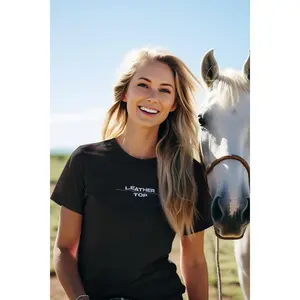 Leather Top Tee