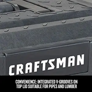 CRAFTSMAN Tool Box, Tool Storage, Black, 18 Inch (CMST18001)