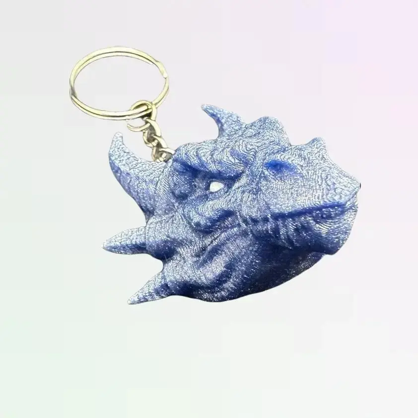 Assorted Keychains with Dragon Designs and Fidgets