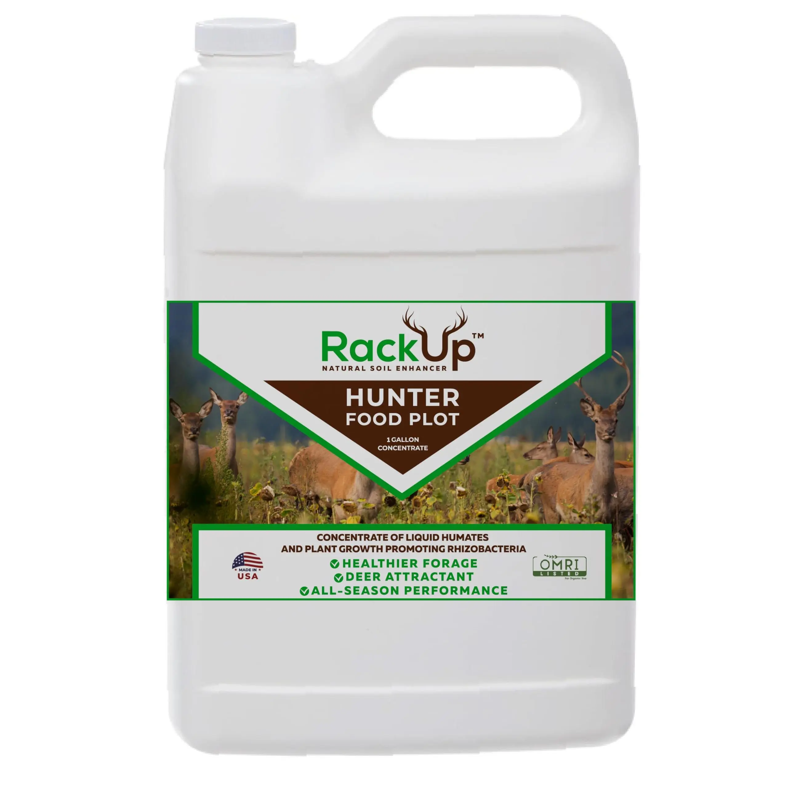 Rack Up Microbial Soil Amendment – Boosts Wildlife Forage, Enhances Soil Health & Promotes Stronger Plant Growth – Made in USA