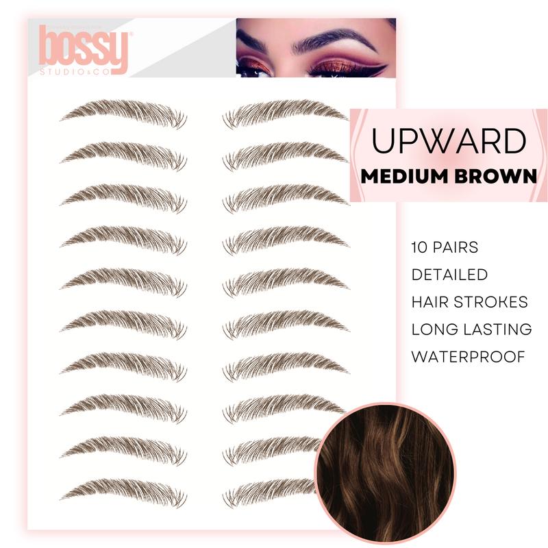 | Upward | Temporary Eyebrow Tattoos by Bossy Studio & Co