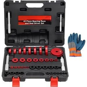 Bearing Press Kit, Bearing Race and Seal Driver Set, Bearing Race Punch Set with Seal Driver and Bearing Adapters, Bearing Seal Driver Kit (43  Bearing Press Kit)