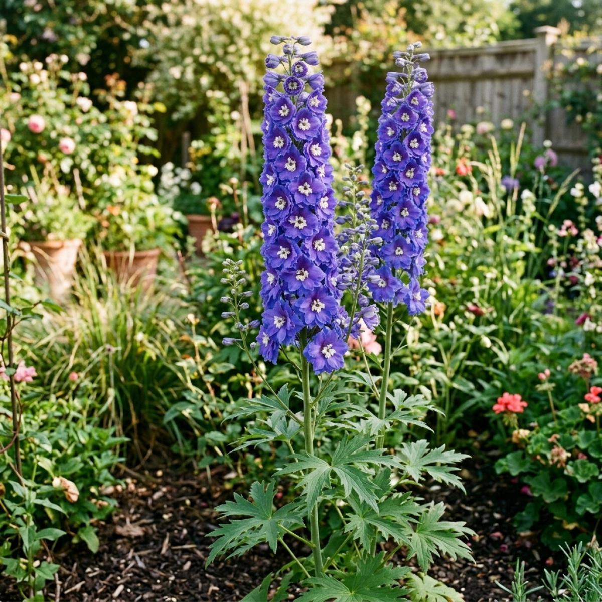 Fresh Delphinium Seeds for Garden Planting Non-GMO Perennial Flower Seeds Easy to Grow Beautiful Blooms for Home Garden Decoration