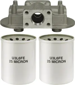Buyers Products B919254 1.05 in. NPT & 2 in. SAE, 25 PSI FH425 Bypass Filter Head