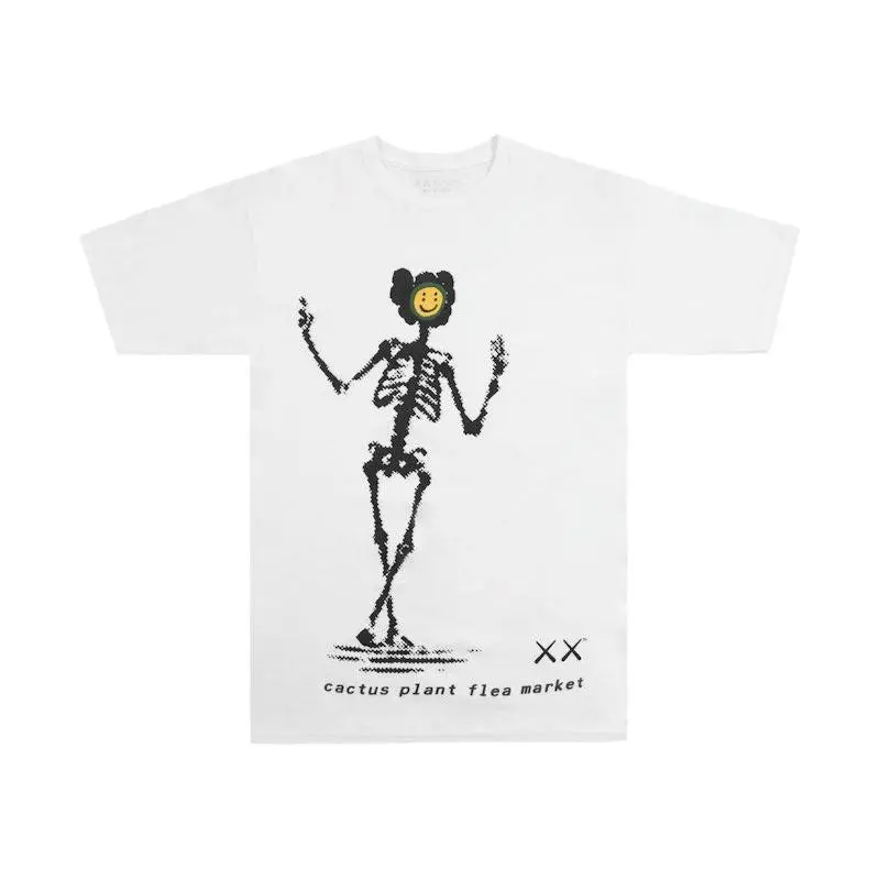 KAWS x Cactus Plant Flea Market T-shirt White (men) by StockX