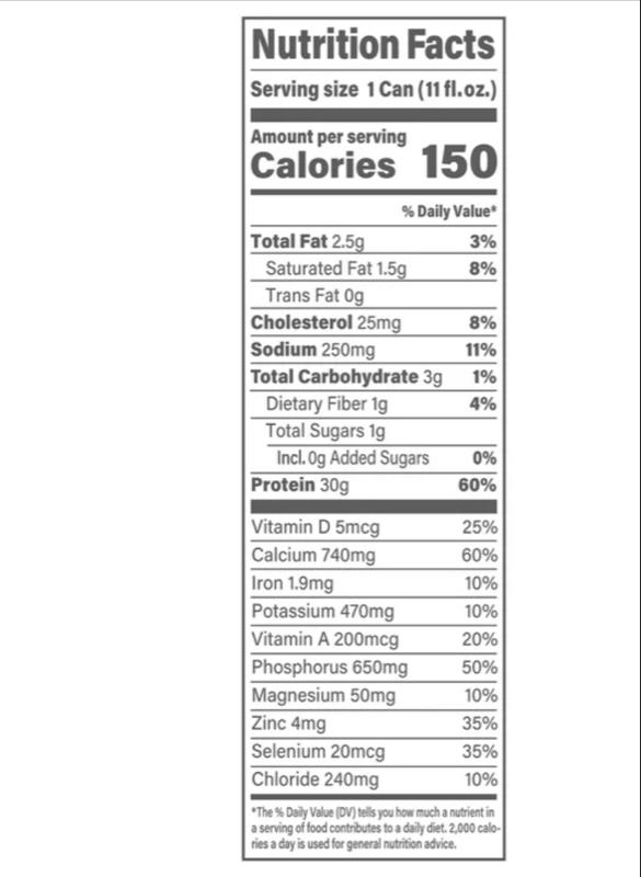 Nurri 30g Protein Shake, vanilla , 11 fl oz , 15-pack Dairy Milky Calcium