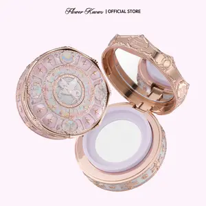 Flower Knows Knight Unicorn Collection Cloud Loose Setting Powder - Silky, Vintage, Smooth, Lightweight Luxury Translucent Oil-Control Face Powder for Long-Lasting Makeup Finish (Suitable for All Skin Types)