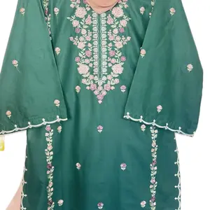 3 pc embroidered suit