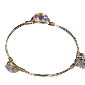Bead Bangle Bracelet - Perfect for Pairing Multiple Bangles
