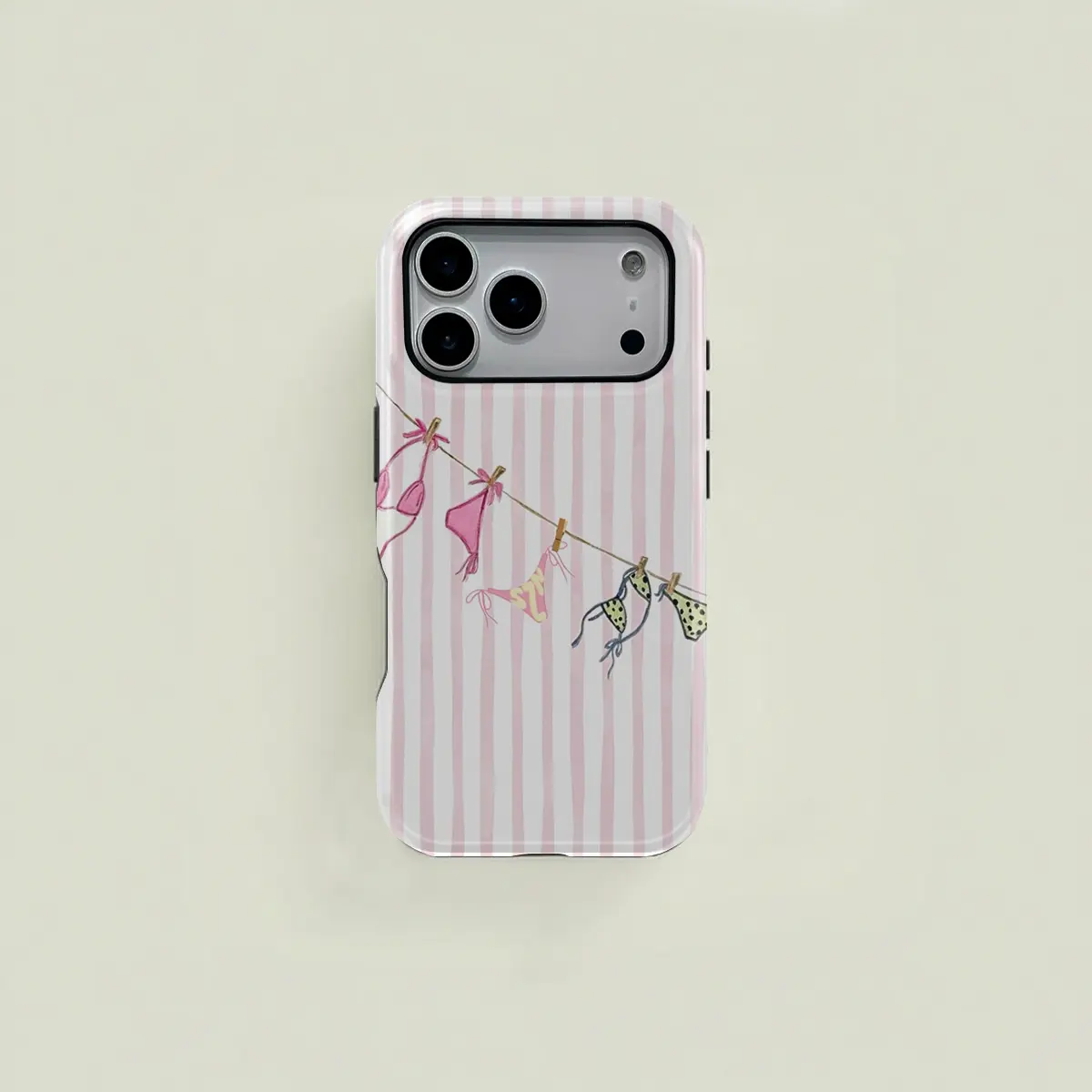 1 pc Bikini swimsuit drying double layer protective case solid 2 in 1 protective case for iPhone 17 16 15 Pro 14 13 12 11 Pro Max AND Samsung S26 Galaxy S25 S24 S23 Ultra series protective case couple mobile phone case boyfriend gift