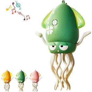 Electric Dancing Octopus,Electric Automatic Obstacle Avoidance Octopus,Automatic Dancing Octopus with LED Lights & Music,Crazy 8-Leg Action Wiggly Octopus Stress Relief Gifts