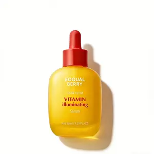 EQQUALBERRY Vitamin Illuminating Serum - Brightening Vitamin C Serum with Niacinamide, Strengthens Skin Barrier, Hydrates with Ceramide & Hyaluronic Acid, 1.01oz/30ml
