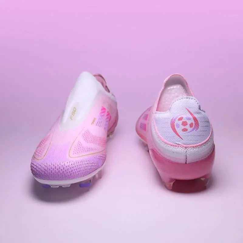 X-F50Without-laceMensSoccerShoesPink-yamalTurfSoccerCleatsTF/FGSneakersTrainingFootballBootsChuteiraCampo35-46 X-F50Without-laceMensSoccerShoesPink-yamalTurfSoccerCleatsTF/FGSneakersTrainingFootballBootsChuteiraCampo35-46