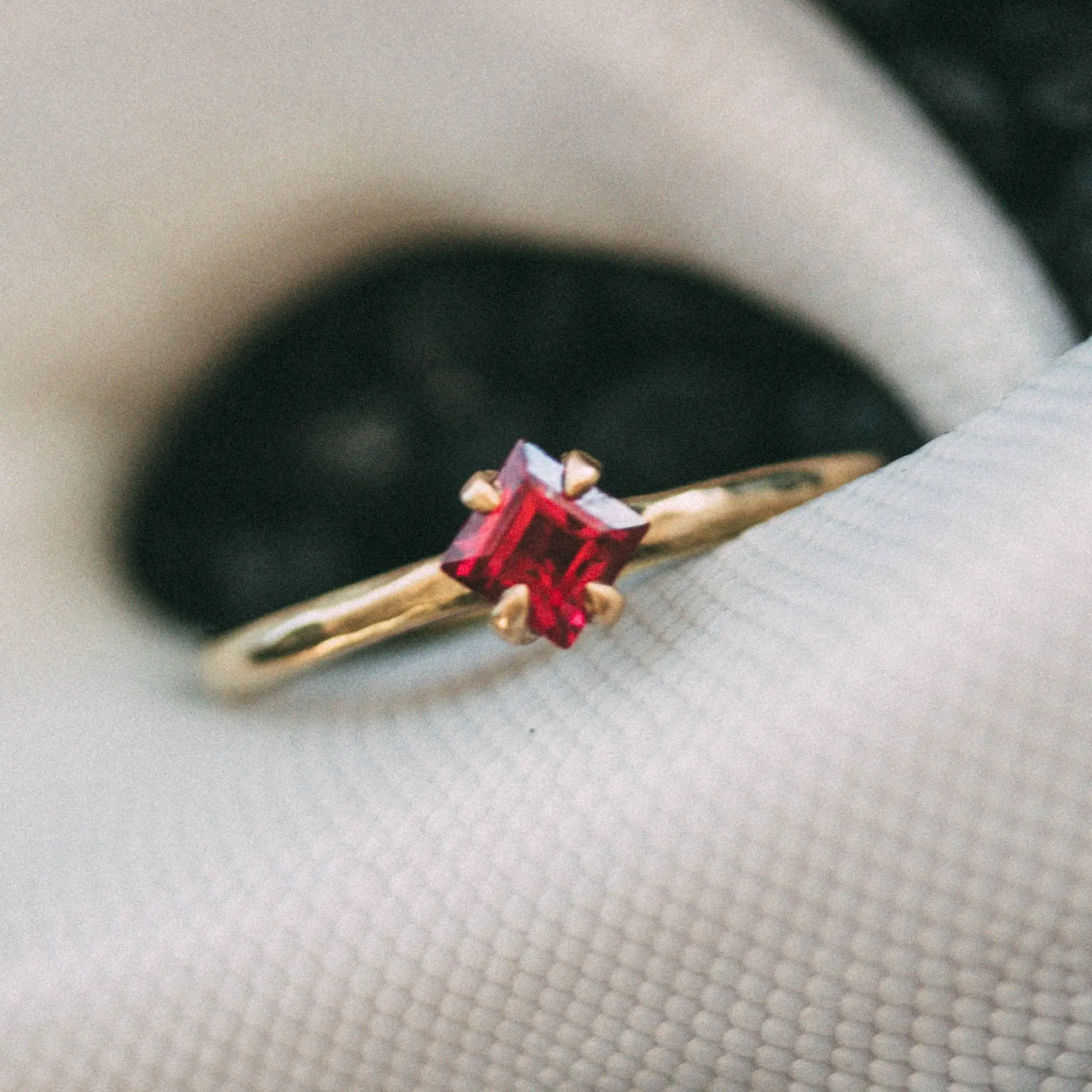 Lilith Engagement Ring | Ruby | 18K Gold | Alternative Engagement Ring | Occult Fine Jewelry | Handmade NYC