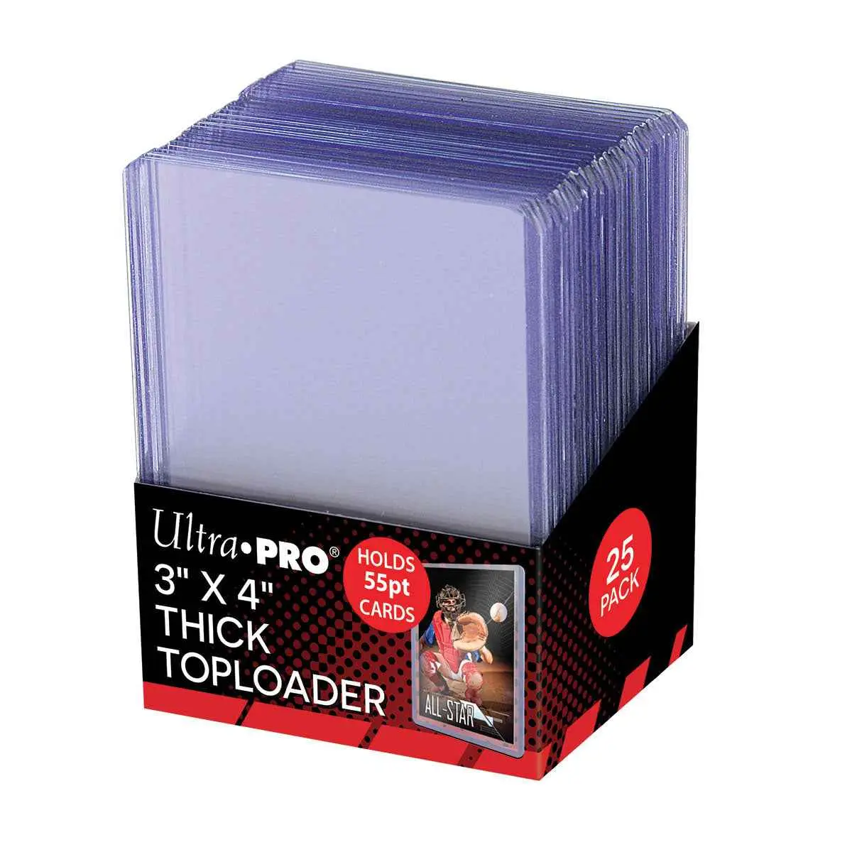 3" x 4" Clear Action Packed 55PT TOPLOADER® Sleeves (25ct) 3" x 4" Clear Action Packed 55PT TOPLOADER® Sleeves (25ct)