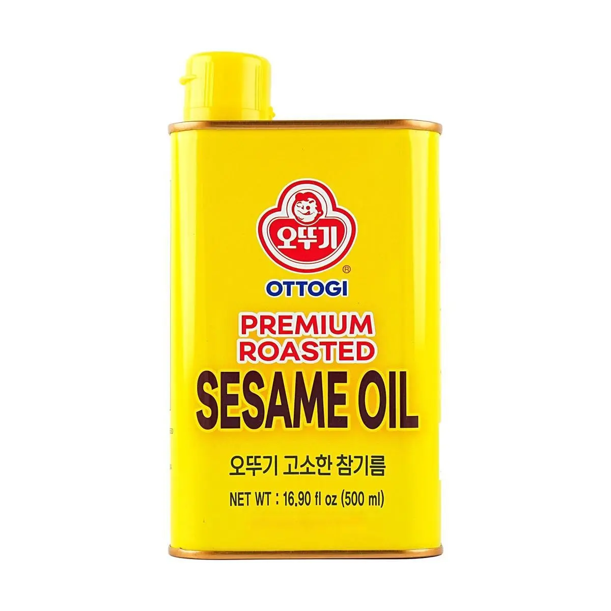 OTTOGI Korean Sesame Oil 500ml - Premium Pure Toasted Oil for Cooking & Dressing