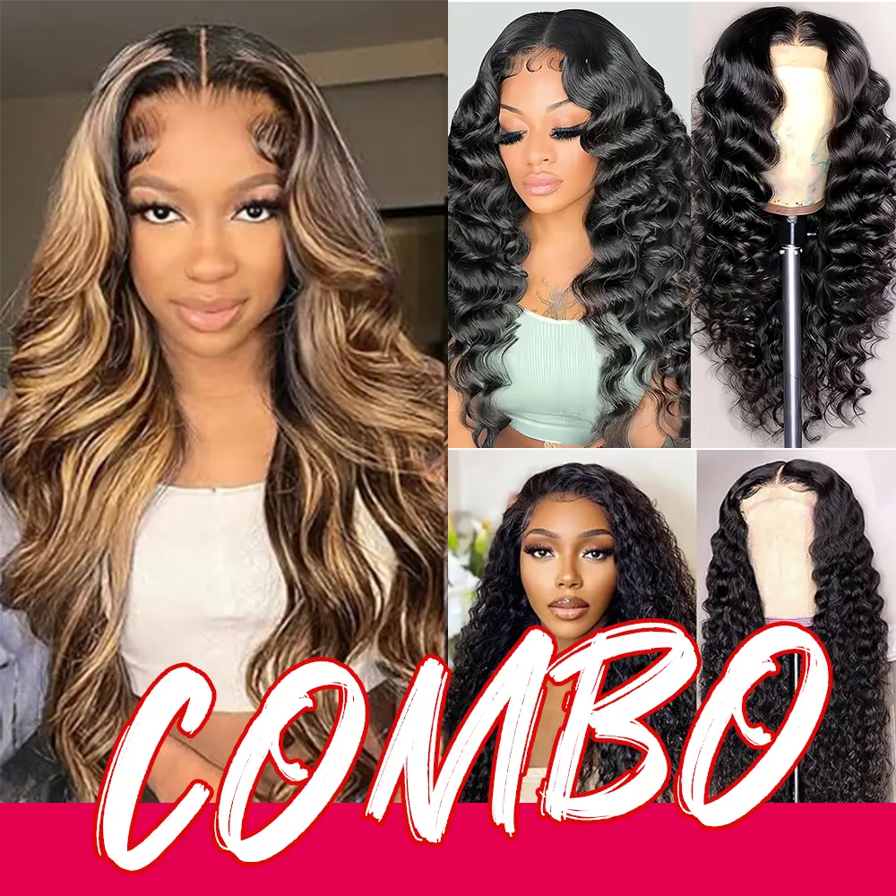 24'' 4/27 Body Wave+22'' DP+22'' Jerry Curly