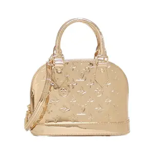 Pre-owned Louis Vuitton Acetate Shoulder Bags Alma BB Monogram Miroir Handbag