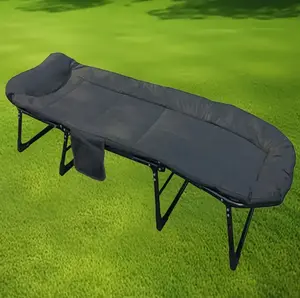【Deal】Portable Folding Camping Bed – Compact 3-Fold Design for Easy Storage & Outdoor Use, Bench Sofa W/O Mat