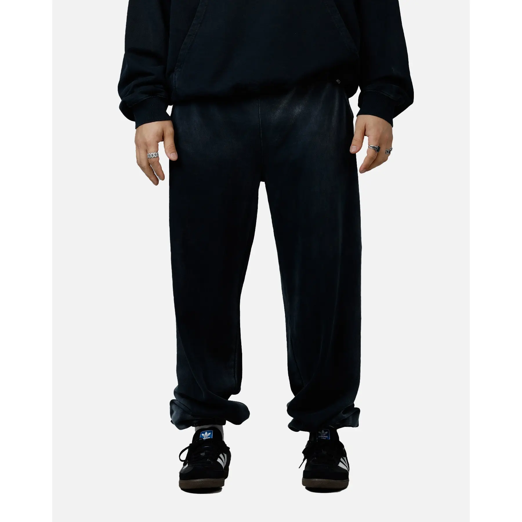 American Thrift Jogger Pants Washed Black