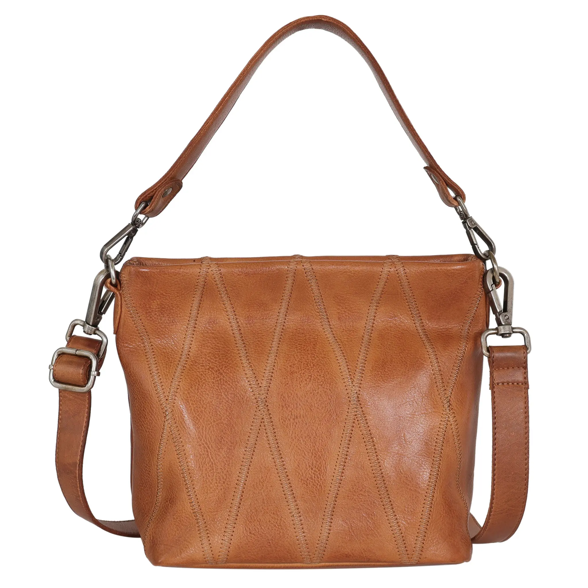Ivy Diamond Leather Crossbody Bag