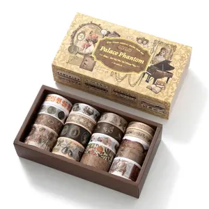 18 Rolls  Victorian Washi Tape Set Journal Tape for Crafts and Journaling DIY Scrapbooking Supplies washi Tape for Scrapbooking Decorative Tape