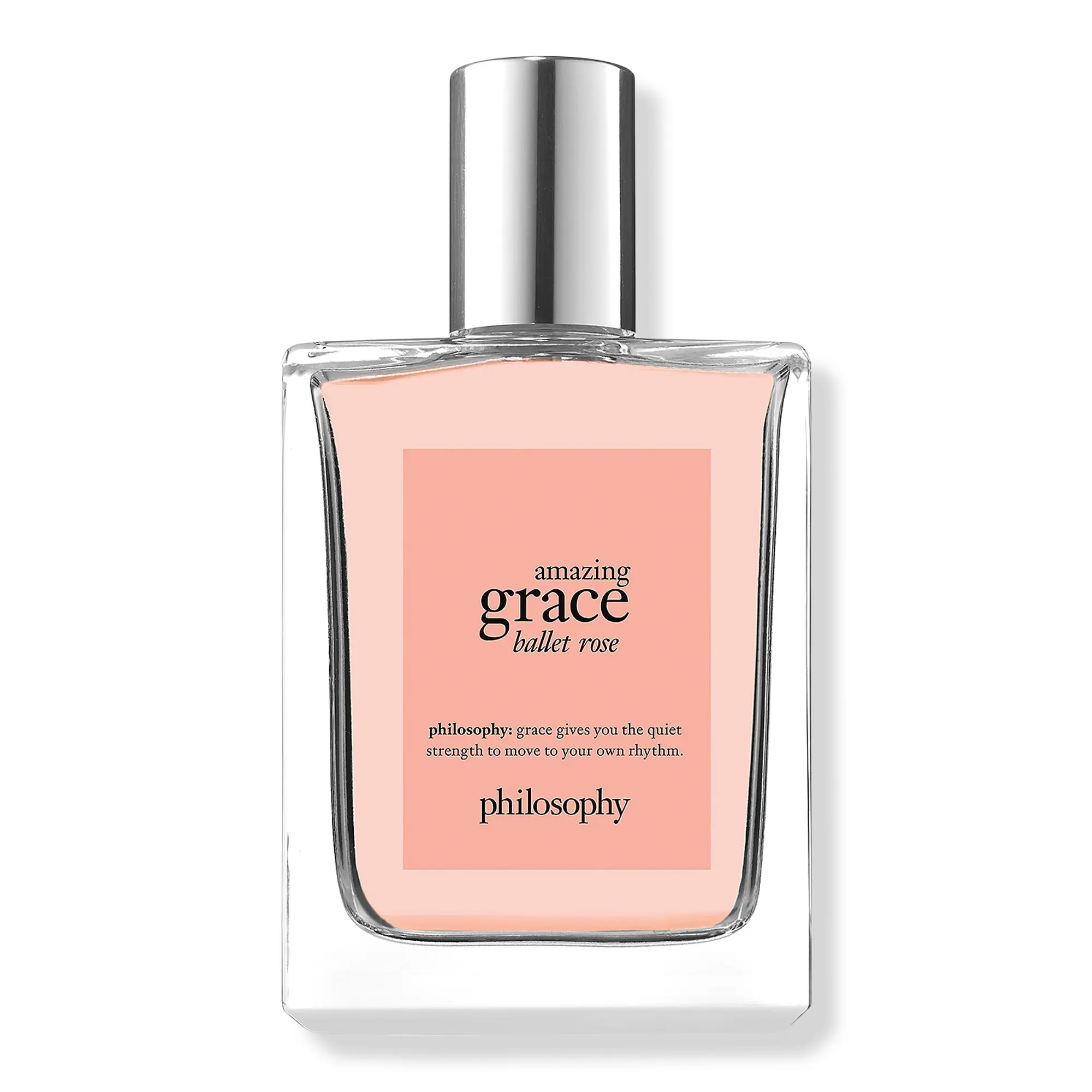 philosophy Amazing Grace Ballet Rose Eau de Toilette for Women, Floral Musk Perfume with Rose, Peony, Sparkling Lychee, Woods & Soft Musk, EDT Spray, 2 fl oz / 60 mL