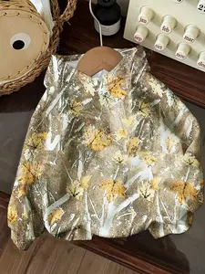 Women's Tree Branch & Maple Leaf Print Hoodie, Soft Fleece Fabric, Casual Daily Streetwear, White Brown Available