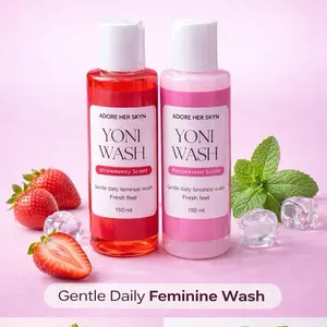 Adore Her Skyn Fresh Duo Bundle – Strawberry & Peppermint Feminine Wash (2 Pack)
