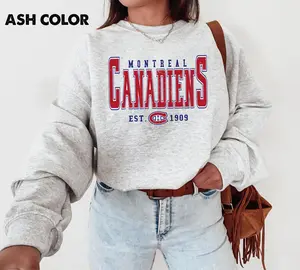 [Sale Up To 25%] Montreal Hockey Graphic Tee, Vintage Canada Sports Shirt, Retro Ice Hockey Fan Apparel, Game Day Outfit, Unisex Streetwear Gift
