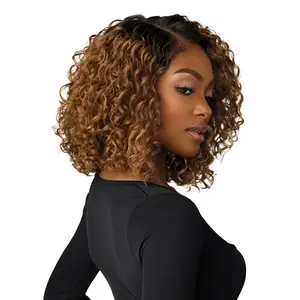 Sensationnel HD Lace Front Wig Butta Lace Glueless Chic Bob Lob Unit 3