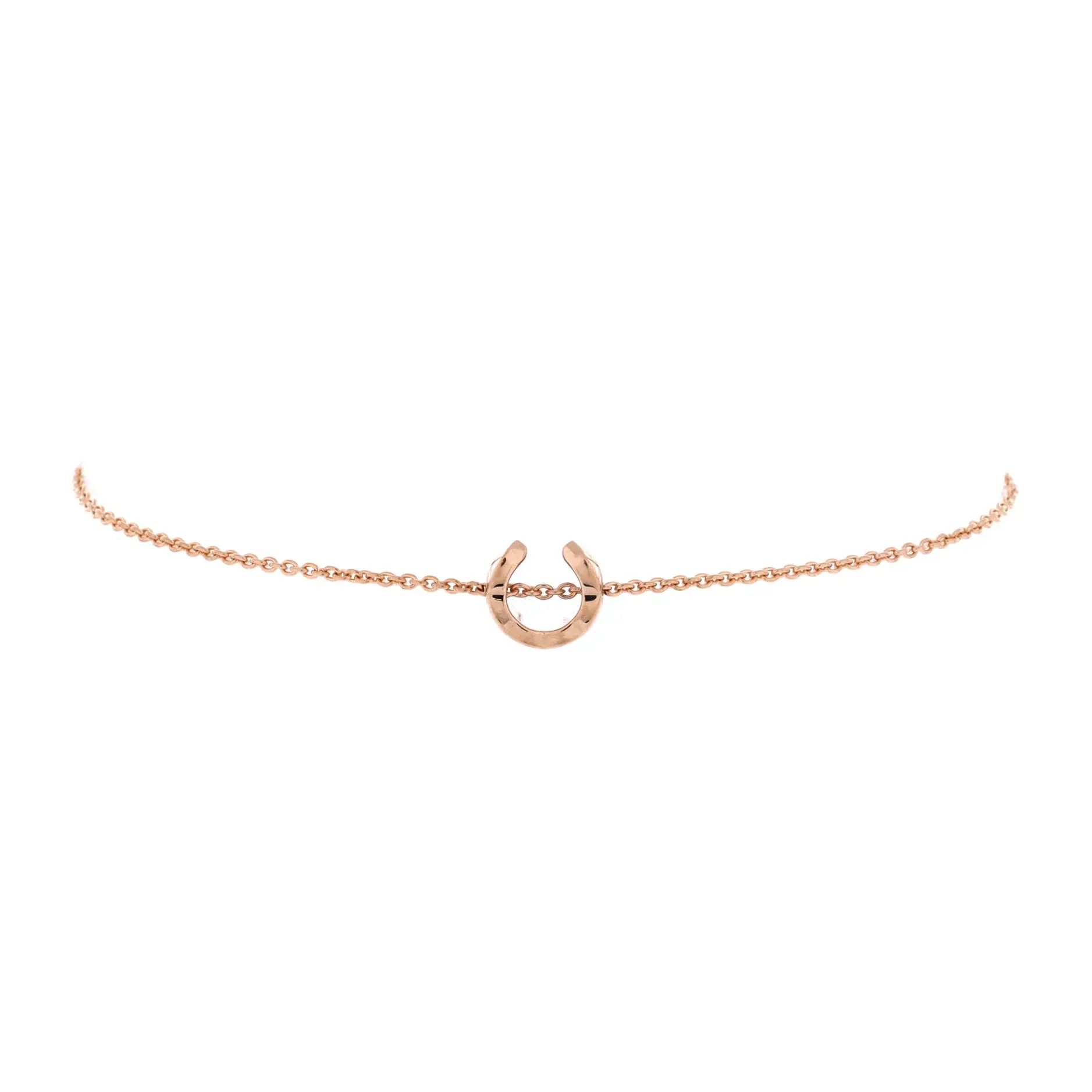 Pre-owned Chanel Coco Crush Letters Bracelet 18K Beige Gold by Rebag