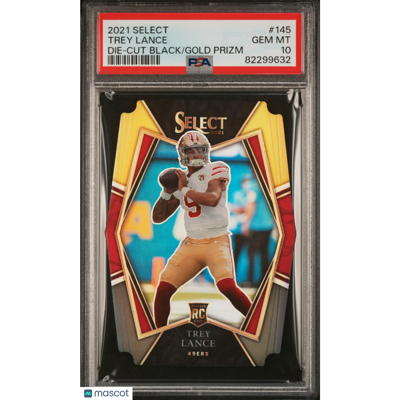 Trey Lance PSA 2021 Panini Select #145 10