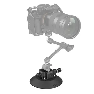 SmallRig 6″ Suction Cup Camera Mount, Car Mount for Camera/ Smartphone on Car/ Clean and Smooth Surfaces, Max 8kg Load for Speeds up to 80km/h (50mph), Recommend up to 15kg Load When Stationary - 4114